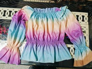 Colorful Ombre Top