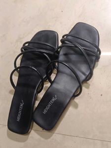 Black Strappy Sandals