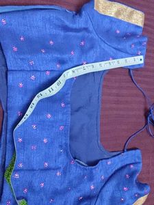 Blue Saree Blouse