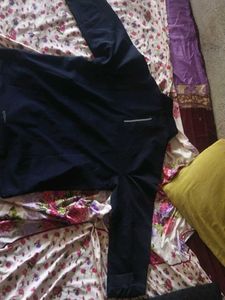 Gujarat TitansMen Navy Blue Air Knit Polyester Ful