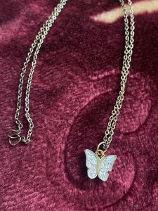 Silver Butterfly Chain