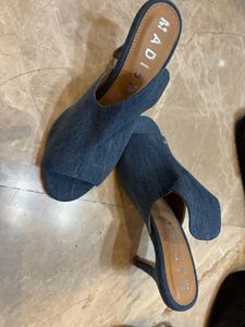Brand New Denim Heels
