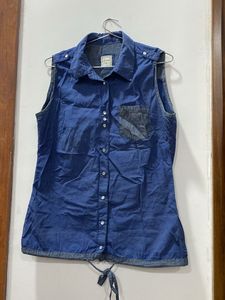 Women Blue Top