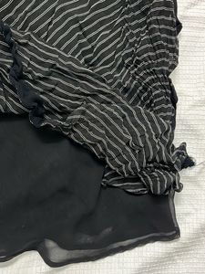 Black Stripes Skirt