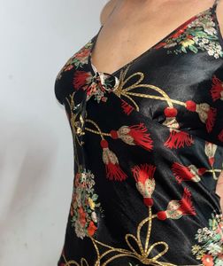 Vintage Floral Print Cami