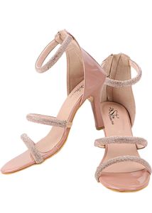 Pink Pencil Heel For All Party Wear