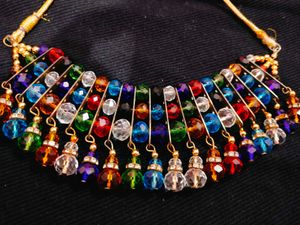 Colorful Beaded Necklace Set