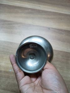 six vintage Peterhof stainless steel cups