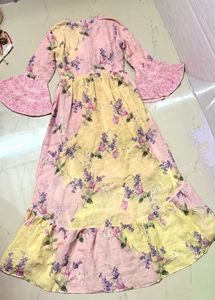 beautiful floral gown🦋💕