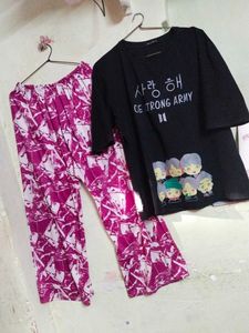 Combo Of Lower N Tshirt