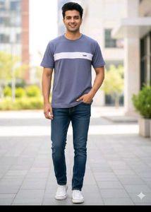 Improted Thailand Tshirts Combo of 2 black grey