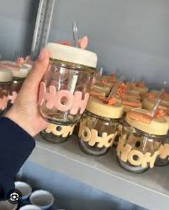 "MOH" Mason Jar Favors