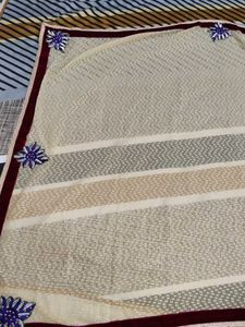 Elegant Embroidered Saree