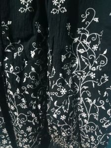 Black Aesthetic Indian Print Skirt🖤