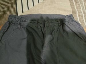 Gray Casual Trousers