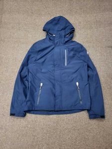 Stylish Blue Hooded Jacket