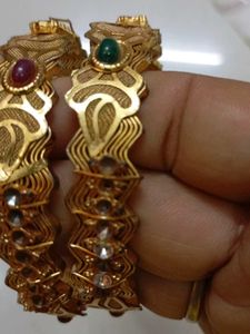 1Gram Gold  Bangles 2.4 Size
