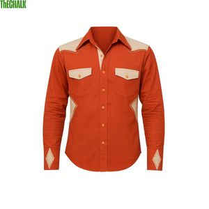 Vintage Style Colorblock Shirt