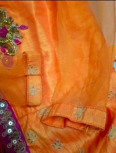 Ethnic Frock In Lehenga Model