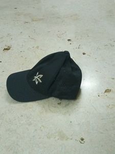 Black Baseball Cap with Embroidered Star Logo