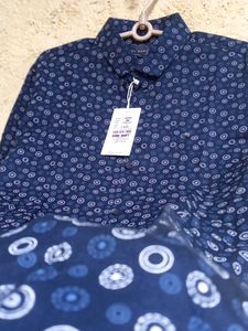 Cool Duet Printed Navy Blue Shirt For Boys, Men