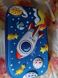 Rocket Print Pouch
