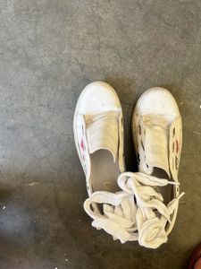 Funky White Shoes