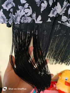 Floral Fringe Top
