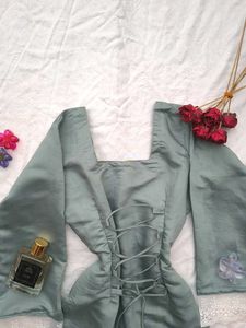 Corset Back Kurti 🤍