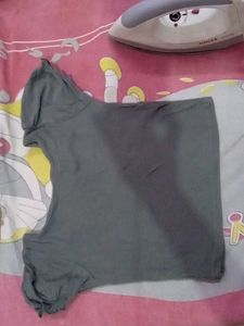 Grey Busty Top