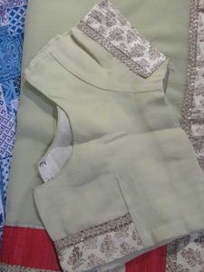 Elegant Green Saree