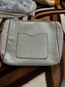Silver Sling Bag