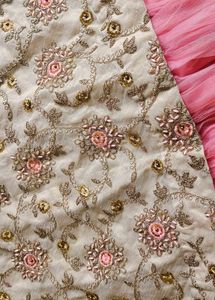 Embroidered Tulle Skirt