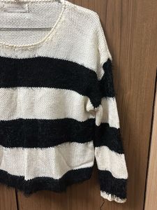 Striped Knit Sweater
