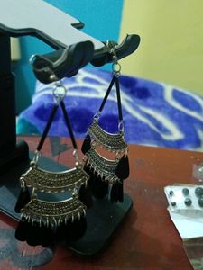 Black jaipuri Earrings
