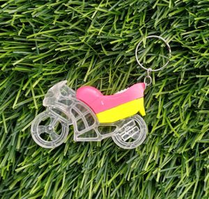 SET OF 1 Bike Light Keychain