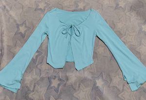 Full Sleeves Flare Top 🩵