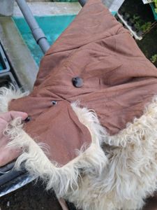 Brown Shearling Collar Jacket