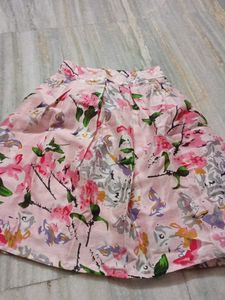Floral Print Skirt