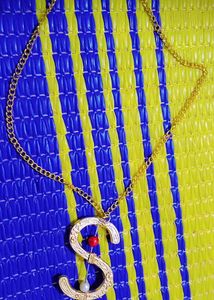 &#34;S&#34; Initial Gold Necklace
