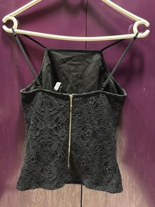 Black Lace Cami Tank Forever Brand
