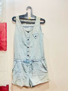 Denim Beautiful Romper