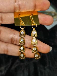 Elegant Gold Drop Earrings