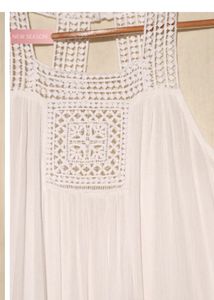Cotton Crochet Dress
