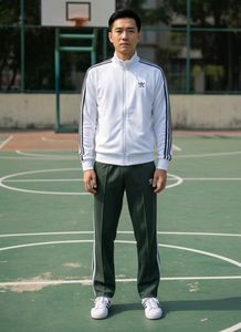 Adidas Track Pants - Olive Green