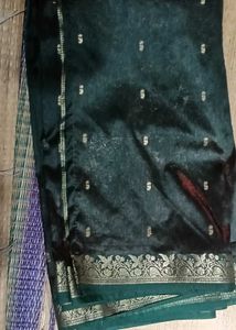 Double Saded Silk Saree Without Blouse