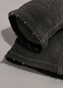 Distressed Gray Jeans