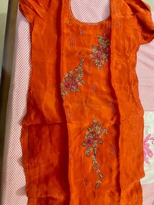 Suit With Circular Plazo