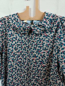 FLORAL PRINT TIERED DRESS