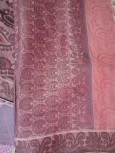 Elegant Floral Print new unused Saree